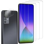 Tempered glass for xiaomi 12t / 12t pro, 3 pieces vitee protection 3 pieces lens protection [3d curved ...
