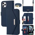 Teppa - coque compatible avec iphone 11 pro etui avec cordon, flip portefeuille etui cuir, [5 porte cartes][mi ...