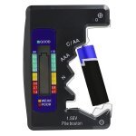 Testeur de batterie universel pour toutes les piles - pour piles aa aaa c d n 9 v 6f22 1, 5 v - mini ...