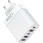 Tgrw - usb - c charger 120w usb c alimentation electrique 5 ports fast charger usb - c et usb - a, pd ...