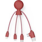 Thef - - câble multi usb 4 en 1 en forme de pieuvre - chargeur universel en plastique recyclé - prise ... Thef - - câble multi usb 4 en 1 en forme de pieuvre - chargeur universel en plastique recyclé - prise ...