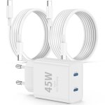 Thef - super rapide samsung chargeur type c, 45w double port usb c chargeur rapide bloc et 60w 1m + 2m ... Thef - super rapide samsung chargeur type c, 45w double port usb c chargeur rapide bloc et 60w 1m + 2m ...