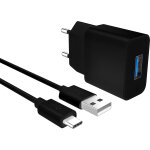 Tianyi - 1x chargeur micro usb 2a 5v - prise secteur & cble 1m compatible avec android samsung galaxy ...