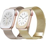 Tianyi - 2pack bracelet compatibles avec apple watch bracelet 38mm 40mm 41mm pour femme homme, bracelet ...