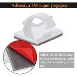 Tianyi - 50 pices clips de cbles adhsifs durables en plastique 3m attache cble adhsif pour rangement ...