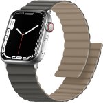 Tianyi - compatible avec bracelet apple watch 49mm 46mm 45mm 44mm 42mm, bracelet silicone magntique ...