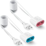 Tianyi - chargeur allemand usb adaptateur chargeur usb 2. 4a 2 ports avec rallonge 1. 5m, bleu et rose ... Tianyi - chargeur allemand usb adaptateur chargeur usb 2. 4a 2 ports avec rallonge 1. 5m, bleu et rose ...