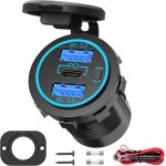 Tianyi - chargeur de prise usb 12v encastrable: 66w chargeur de voiture 12v prise usb - c pd 30w et double ... Tianyi - chargeur de prise usb 12v encastrable: 66w chargeur de voiture 12v prise usb - c pd 30w et double ...