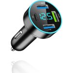 Tianyi - chargeur voiture allume cigare 4 ports usb rapide pd30w / qc3. 0 / 2. 4a, compatible avec iphone, ...