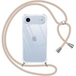 Tianyi - coque pour iphone air avec cordon, transparente silicone housse avec rglable de collier anti ...