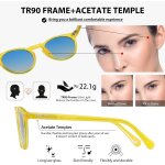 Tianyi - lunettes de soleil homme femme ronde verres polarisées vintage monture en tr90 branche en acétate ... Tianyi - lunettes de soleil homme femme ronde verres polarisées vintage monture en tr90 branche en acétate ...