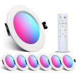 Tianyi - spot led encastrable 220v, 10w set de 6, rgb + 2700k dimmable smart bluetooth eclairage plafond ... Tianyi - spot led encastrable 220v, 10w set de 6, rgb + 2700k dimmable smart bluetooth eclairage plafond ...