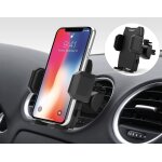 Tianyi - support tlphone voiture a grille d'aration ventilation support tel voiture universel rotation ...