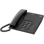 Tlp - alcatel t26 noir - tlphone fixe filaire - indicateur lumineux pour appel entrant - touche rappel ...