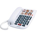 Tlp - alcatel tmax 10 - tlphone fixe filaire senior - grandes touches - mains libres - indicateur lumineux ...