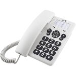 Tlp - original u2013 tlphone filaire de bureau ou mural, avec de grandes touches et facile  utiliser, ...