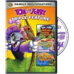 Tom and jerry triple feature: sherlock holmes / willy wonka / robin hood [dvd]