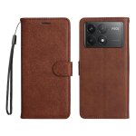 Tongez etui pour xiaomi redmi k70 etui de t�l�phone portefeuille d'affaires couleur solide classique ...