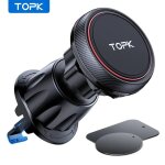 Topk - support de tlphone magntique pour voiture, 6 aimants n52, supports universels pour iphone 15. ...