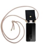 Tour de cou cha�ne pour huawei mate 20 en or rose perle housse de protection etui en silicone avec anneaux ...