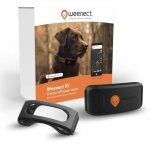 Traceur gps pour chien weenect xt - �tanche, autonomie jusqu'� 3 semaines, lampe torche puissante