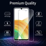 Trahoo - 2 pices verre tremp pour samsung galaxy a33 5g, ultra rsistant film protection ecran, hd ...