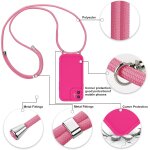 Trahoo - coque pour iphone 12 mini 5, 4 avec cordon de collier réglable, etui protection de la caméra ... Trahoo - coque pour iphone 12 mini 5, 4 avec cordon de collier réglable, etui protection de la caméra ...