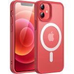 Trahoo - coque magn�tique pour iphone 12 mini 5, 4 pouces compatible avec magsafe, etui translucide mat ...