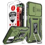 Trahoo - coque pour samsung galaxy a26 / a 26 5g antichoc avec protection cam�ra coulissante, 2 * verre ...