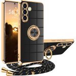 Trahoo - coque pour samsung galaxy a56 5g avec cordon, coque pour samsung a56 5g avec collier silicone ...