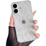 Trahoo - etui pour iphone 17, coque transparente en tpu souple avec motif fleur, protection ultra - mince ...