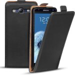 Trahoo - flip case pour samsung s3 coque, housse en pu cuir avec magnetique cover pour samsung galaxy ...