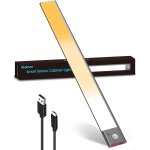Trahoo - lampe cuisine sous meuble dtecteur de mouvement, 40 cm dimmable 3600mah reglette led rechargeable ...