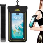 Trahoo - pochette etanche smartphone flottante, 2 en 1 brassard telephone sport ipx8 housse etanche pour ...
