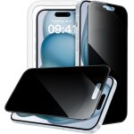 Trahoo - protection d'�cran anti - espion 360 degr�s pour iphone 15 plus 6, 7 pouces, film en verre tremp� ...