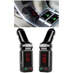 Transmetteur fm bluetooth avec kit mains libre int�gr� deux ports usb affichage led chargeur allume cigare ...