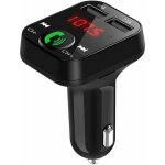 Transmetteur fm bluetooth voiture, allume cigare bluetooth 5. 0 emetteur radio, appelsmains libres, chargeur ...