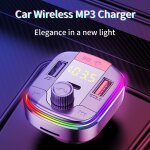 Transmetteur fm sans fil pour voiture, chargeur de voiture, modulateur fm mains libres, stéréo, lecteur ... Transmetteur fm sans fil pour voiture, chargeur de voiture, modulateur fm mains libres, stéréo, lecteur ...
