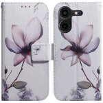 Trappe etui pour tecno pova 5 pro portefeuille cuir pu fentes pour cartes fermeture magntique peint ...