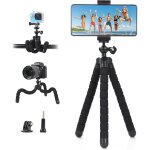 Trépied flexible pratique, mini trépied support pour smartphone rotatif a 360 perche a selfie compatible ... Trépied flexible pratique, mini trépied support pour smartphone rotatif a 360 perche a selfie compatible ...
