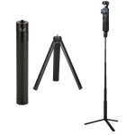 Tr�pied perche � selfie 2 en 1, support m�tallique pour cam�ra dji osmo pocket 3, accessoires de cardan ...