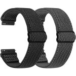 Tress bracelet montre en nylon pour 22mm bracelet homme et femme, boucle rglable sangles sport elastiques ...