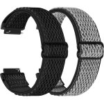 Tress� bracelet montre en nylon pour 24mm 22mm 20mm 19mm 18mm bracelet homme et femme, boucle r�glable ...