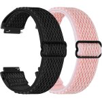 Tress� bracelet montre en nylon pour 24mm 22mm 20mm 19mm 18mm bracelet homme et femme, boucle r�glable ...