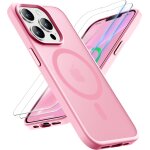 Ttdaz - coque pour iphone 13 pro max avec 2 verre tremp�, compatible avec mag safe, etui translucide ...