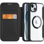 ?tui magn��tique pour iphone 15 plus, [compatible avec magsafe] [blocage rfid] housse �� rabat en cuir ...