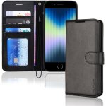 ?tui portefeuille en cuir pour iphone se 2022 5g / 2020, iphone 8 / 7 / 6, porte - cartes et dragonne, ...