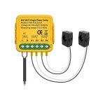 Tuya compteur denergie wifi bilatral 80a avec pince ct kwh puissance moniteur de consommation delectricit ...