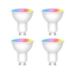 Tuya wifi gu10 ampoule led intelligente dimmable 6w 220v smart life app contr�le spotlight ampoule travailler ...