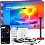 Tv backlight avec ar farbe sync pour tlviseurs de 55 a 65 pouces, 4m bande led tv smart rgb avec camra, ...
